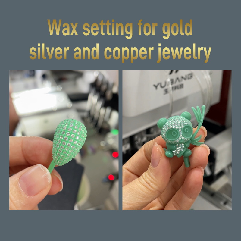 YUBANG 3D Automatic Wax Setting Machine for Jewelry Making |CNC Diamond & Gem & Zircon Setting China Factory Supply!