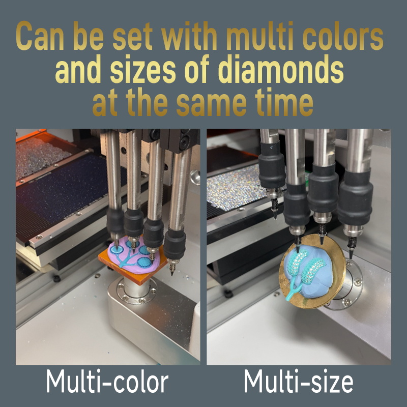 YUBANG 3D Automatic Wax Setting Machine for Jewelry Making |CNC Diamond & Gem & Zircon Setting China Factory Supply!