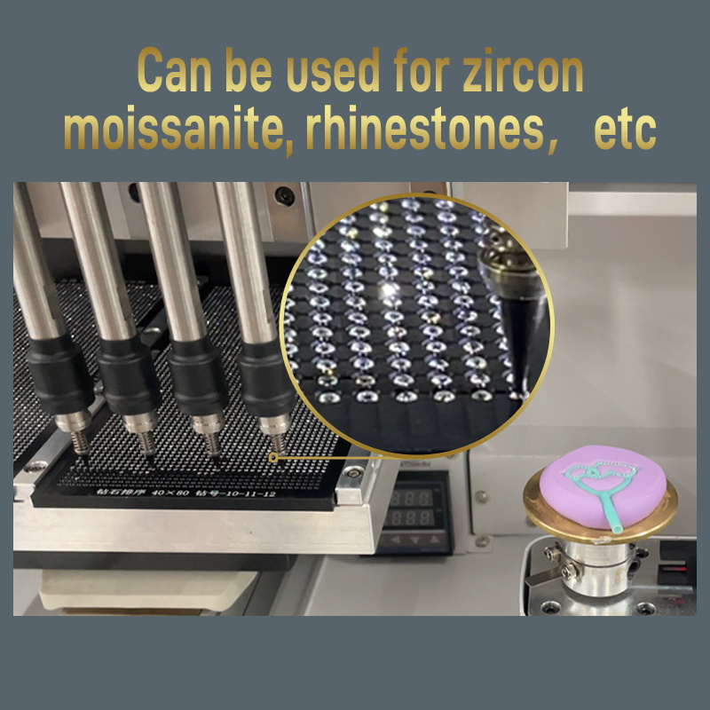 YUBANG 3D Automatic Wax Setting Machine for Jewelry Making |CNC Diamond & Gem & Zircon Setting China Factory Supply!