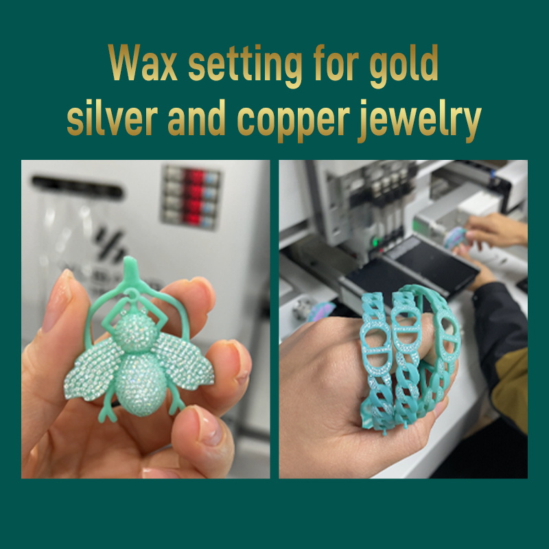YUBANG Double Station Wax Setting Machine of Jewelry Tools for |CNC Diamond & Gem & Zircon Setting Guangzhou Factory Supply!