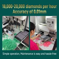YUBANG Double Station Wax Setting Machine of Jewelry Tools for |CNC Diamond & Gem & Zircon Setting Guangzhou Factory Supply!